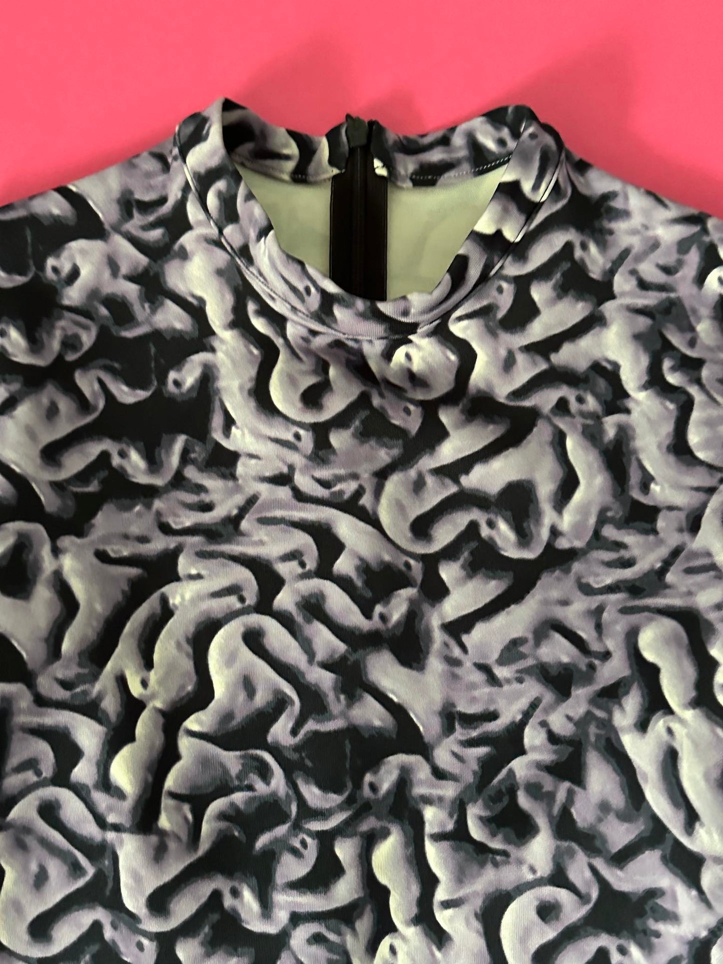 *RODARTE brain pattern tight fit top (SEEN ON RUNWAY) size SMALL/ XS