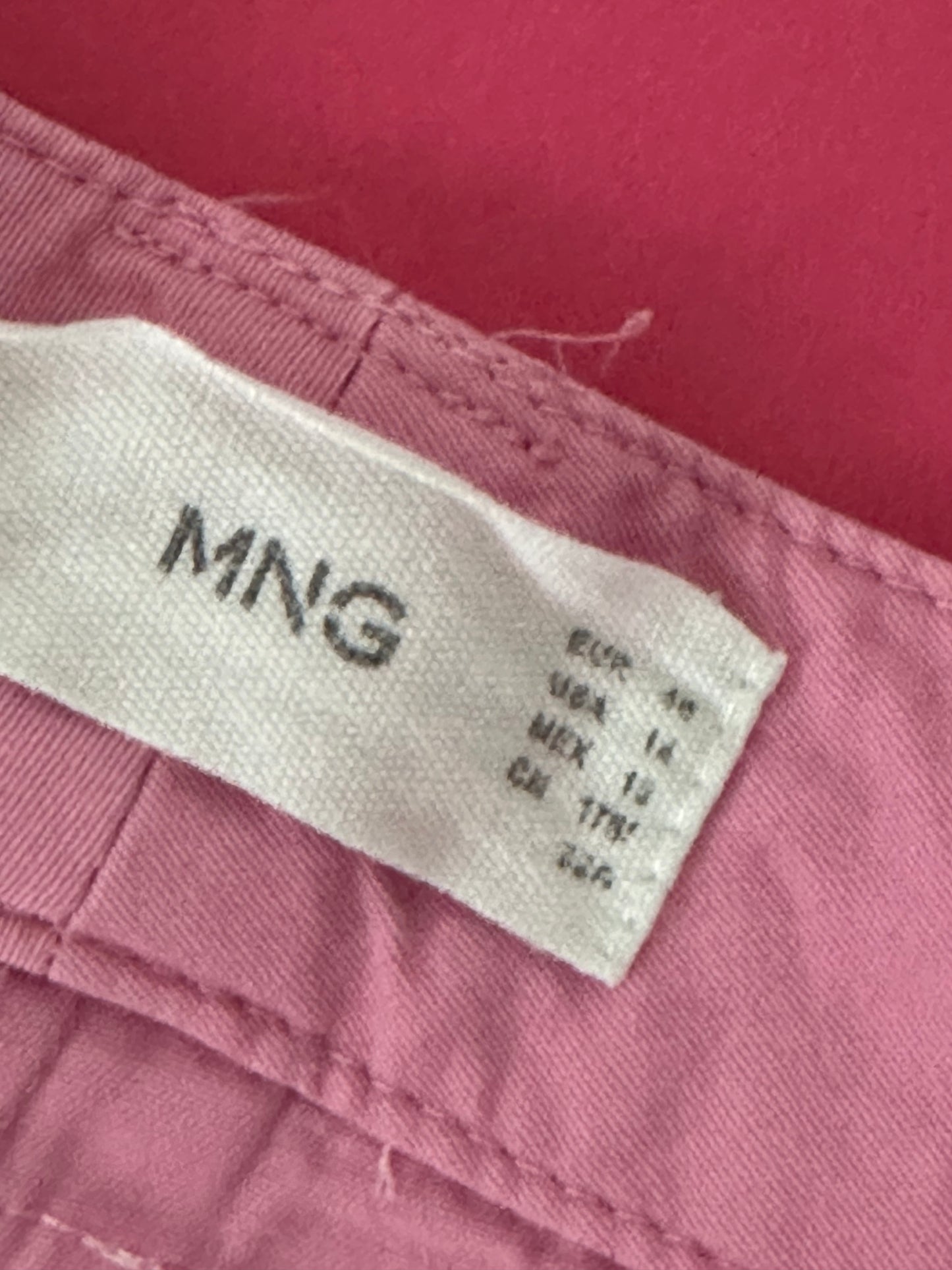 MANGO pink pants size US 14