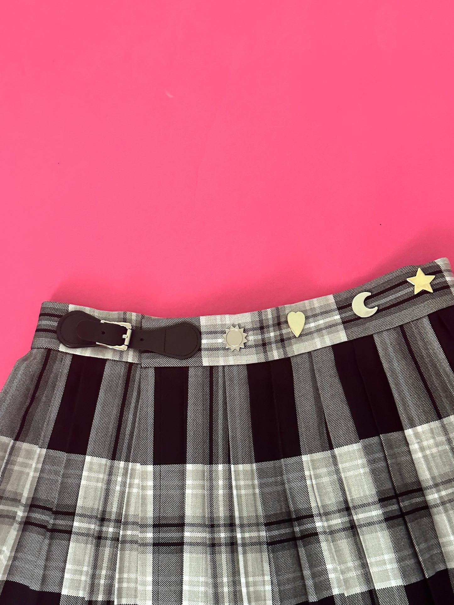 *CHARLES JEFFREY LOVERBOY Plaid skirt size XL