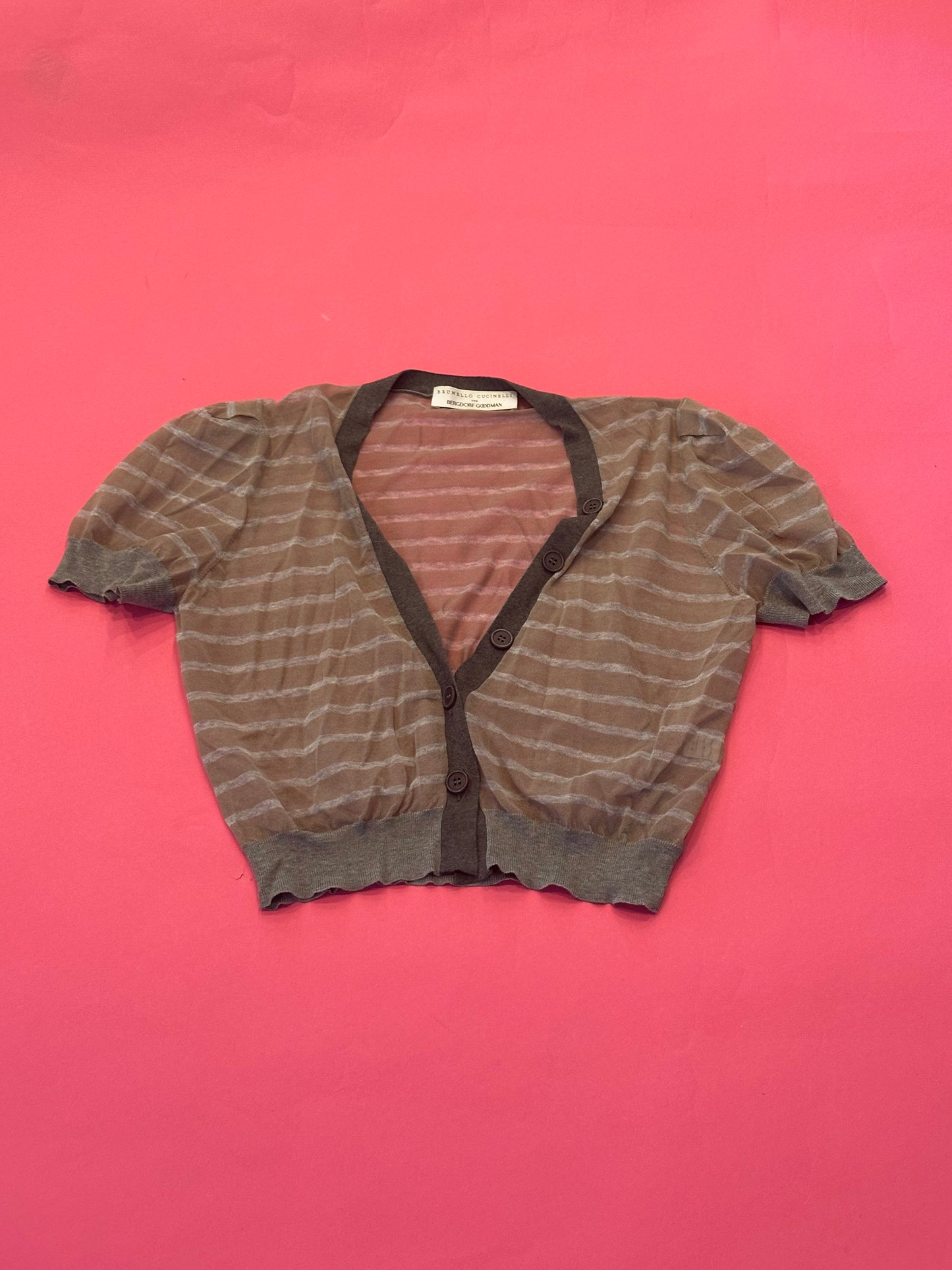 *BRUNELLO CUCINELLI Crop cardigan size M/L