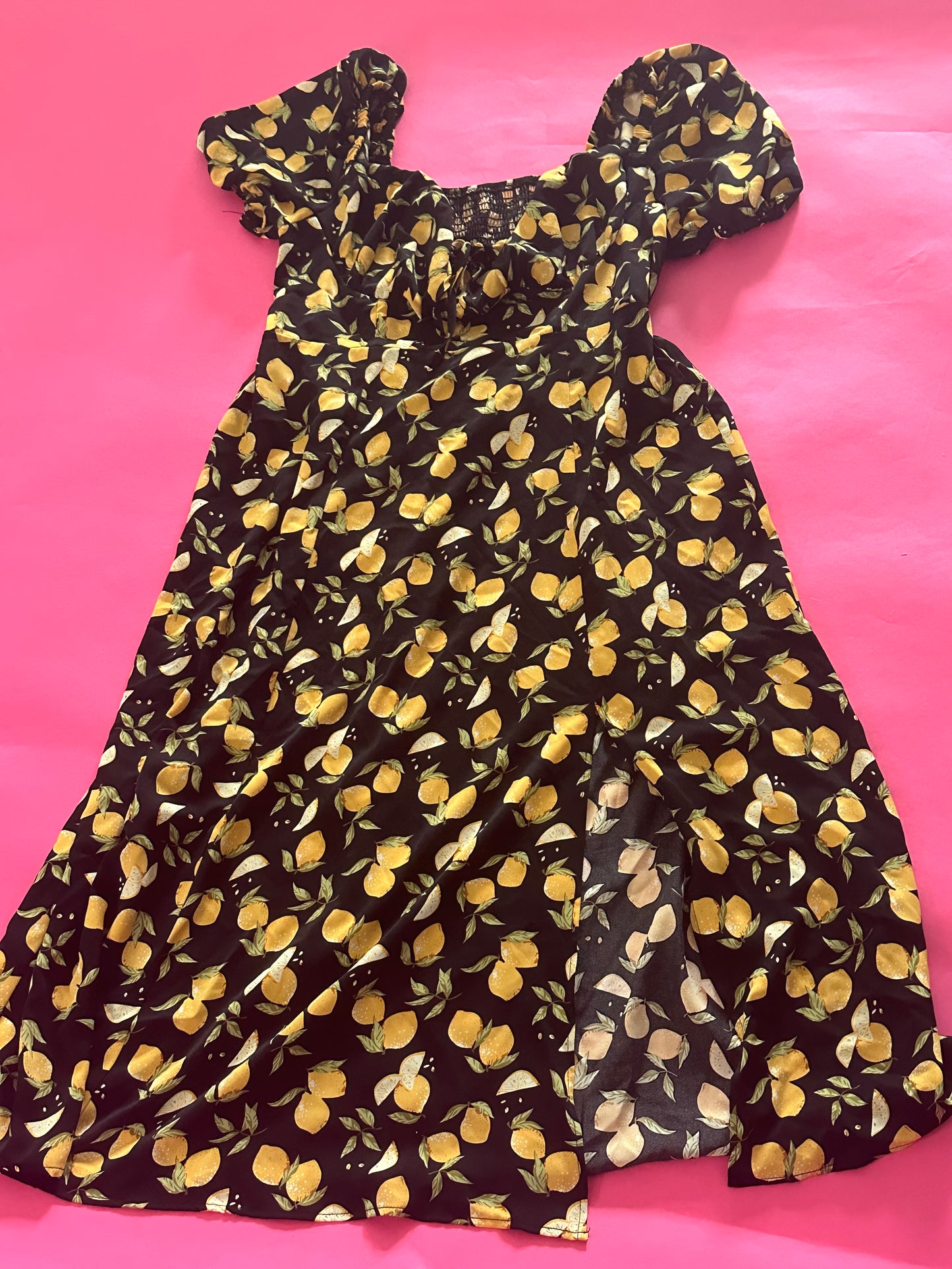 CIDER SHOP LEMONS DRESS 1XL