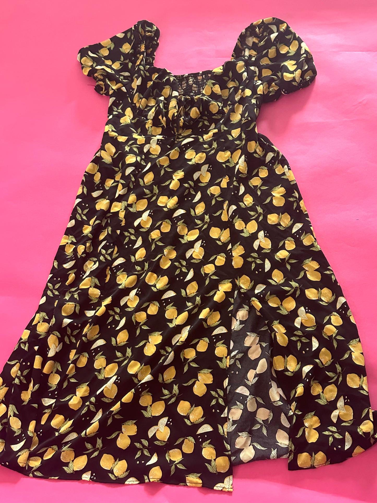 CIDER SHOP LEMONS DRESS 1XL