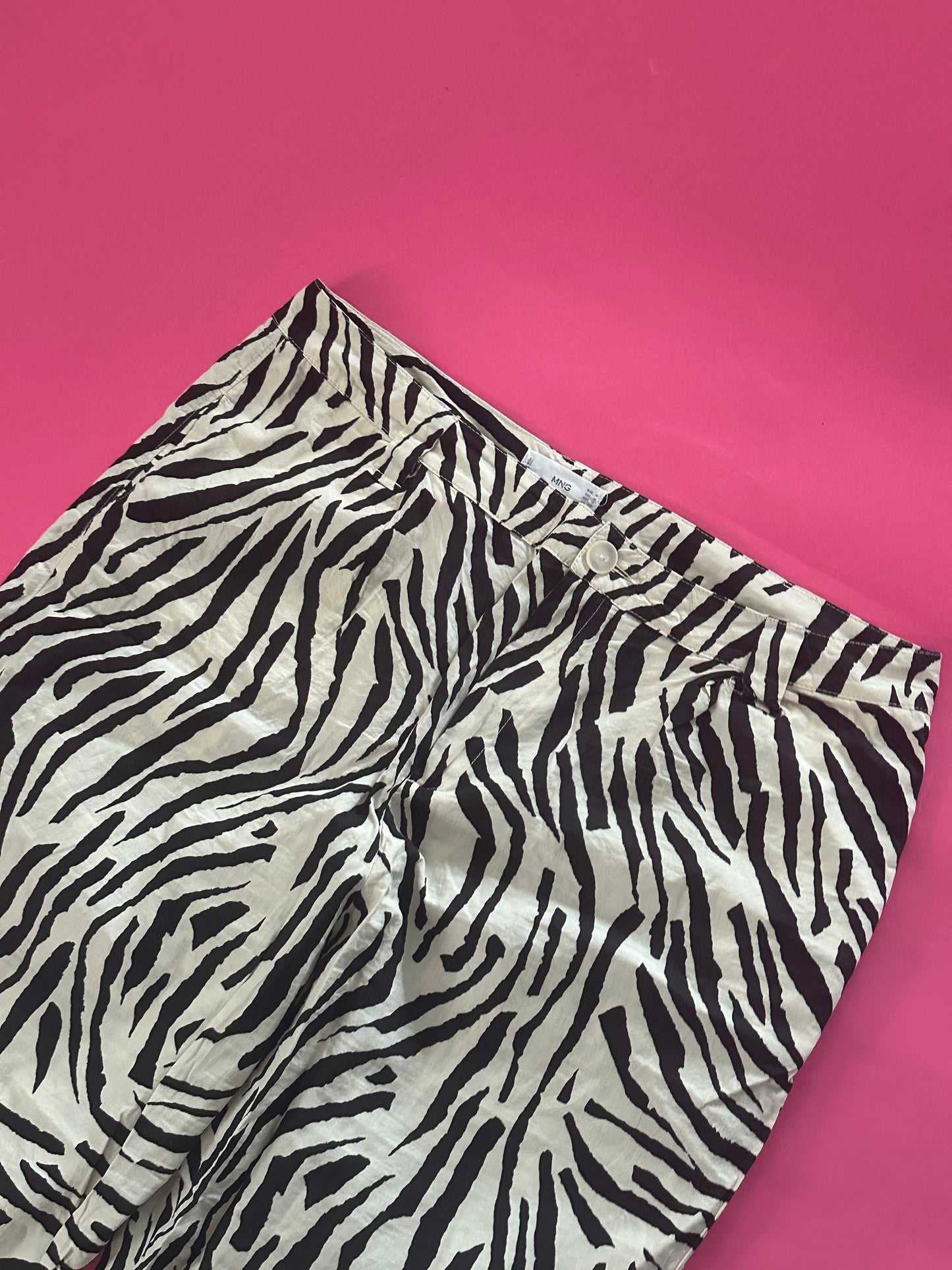 MANGO zebra pants size US 14