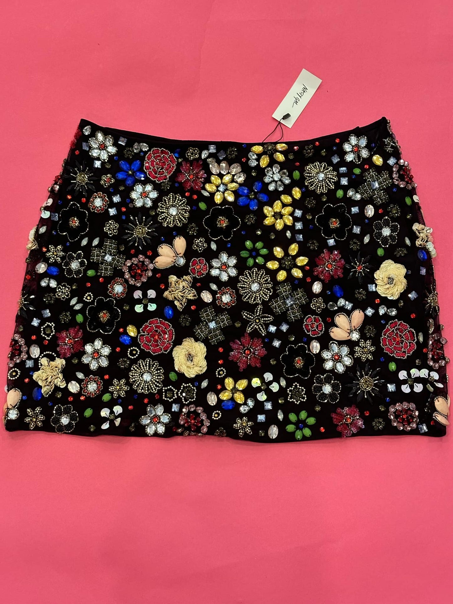 NASTY GAL Embellished skirt with tags Size US12