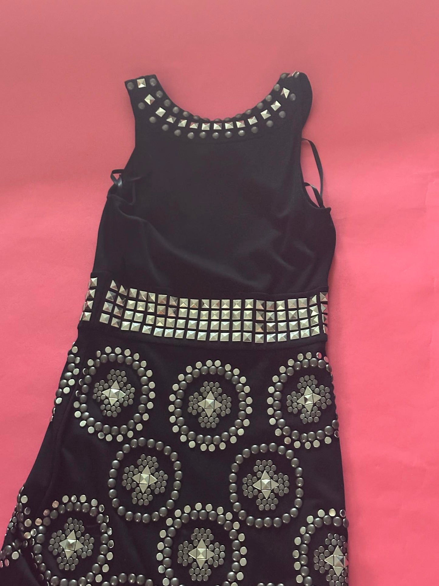 *RARE* DIANE VON FURSTENBERG Studded dress SEEN ON GOSSIP GIRL US 6 (SMALL/MEDIUM)